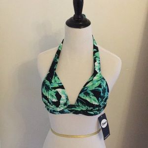 BOOHOO FLORAL BIKINI TOP